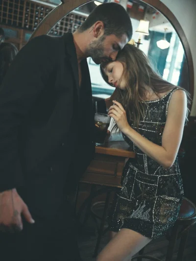 Photo of The Storykeeper Dress in Black on model, view 1